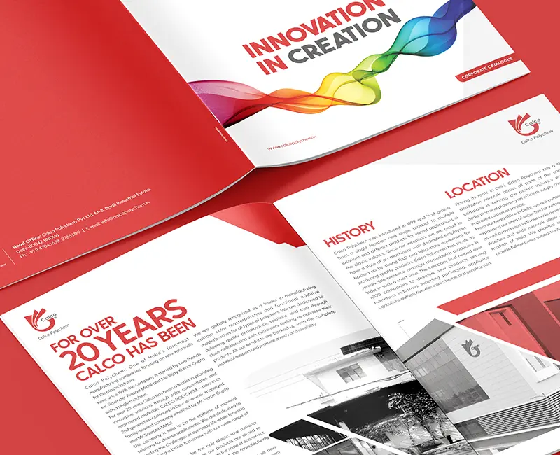 Calco Polychem Catalogue Design