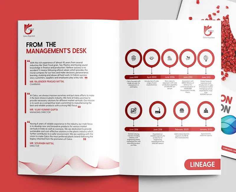 Calco Polychem Catalogue Design