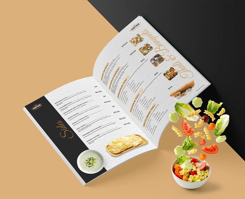 Currywise Restaurant Menu Design