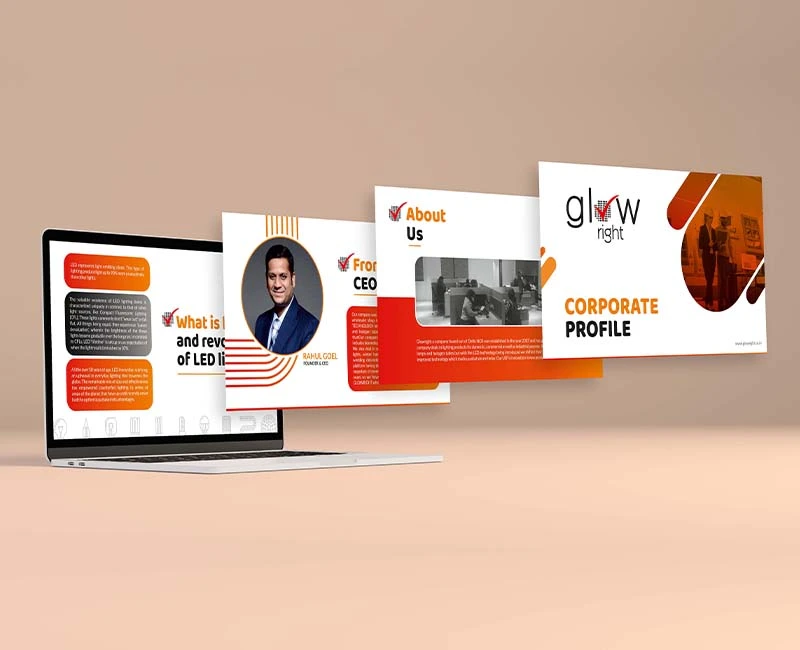 Glow Right Corporate Presentation Design