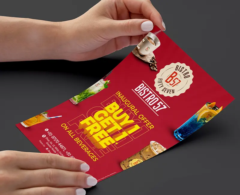 Bistro 57 Flyer Leaflet Design