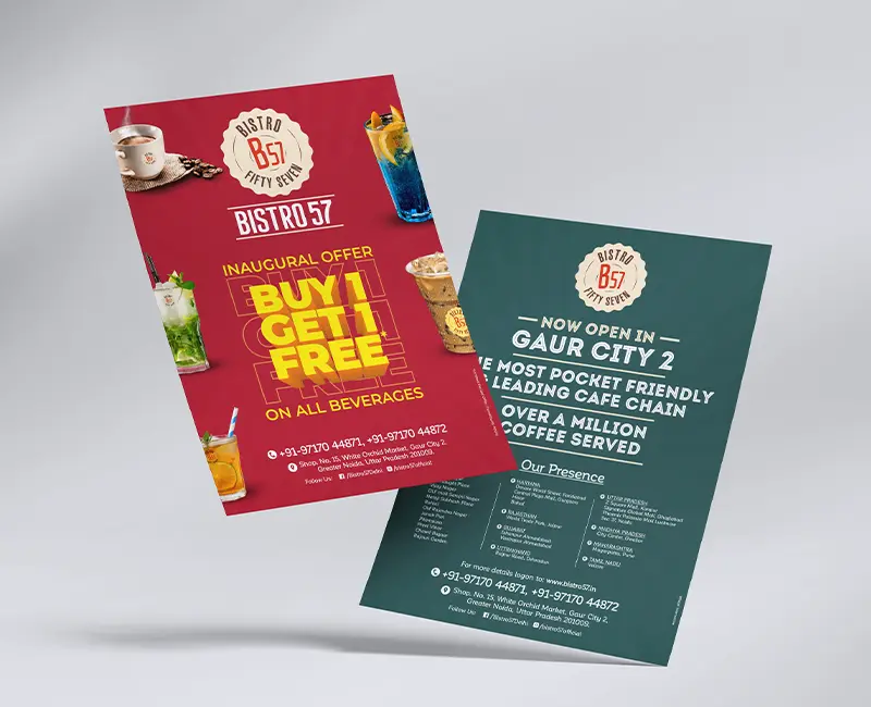 Bistro 57 Flyer Leaflet Design
