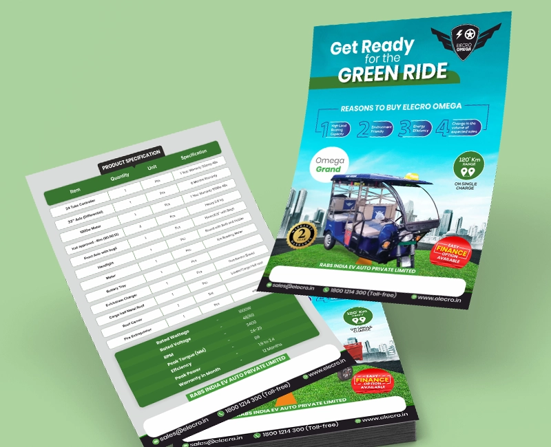 Elecro Flyer Leaflet Design