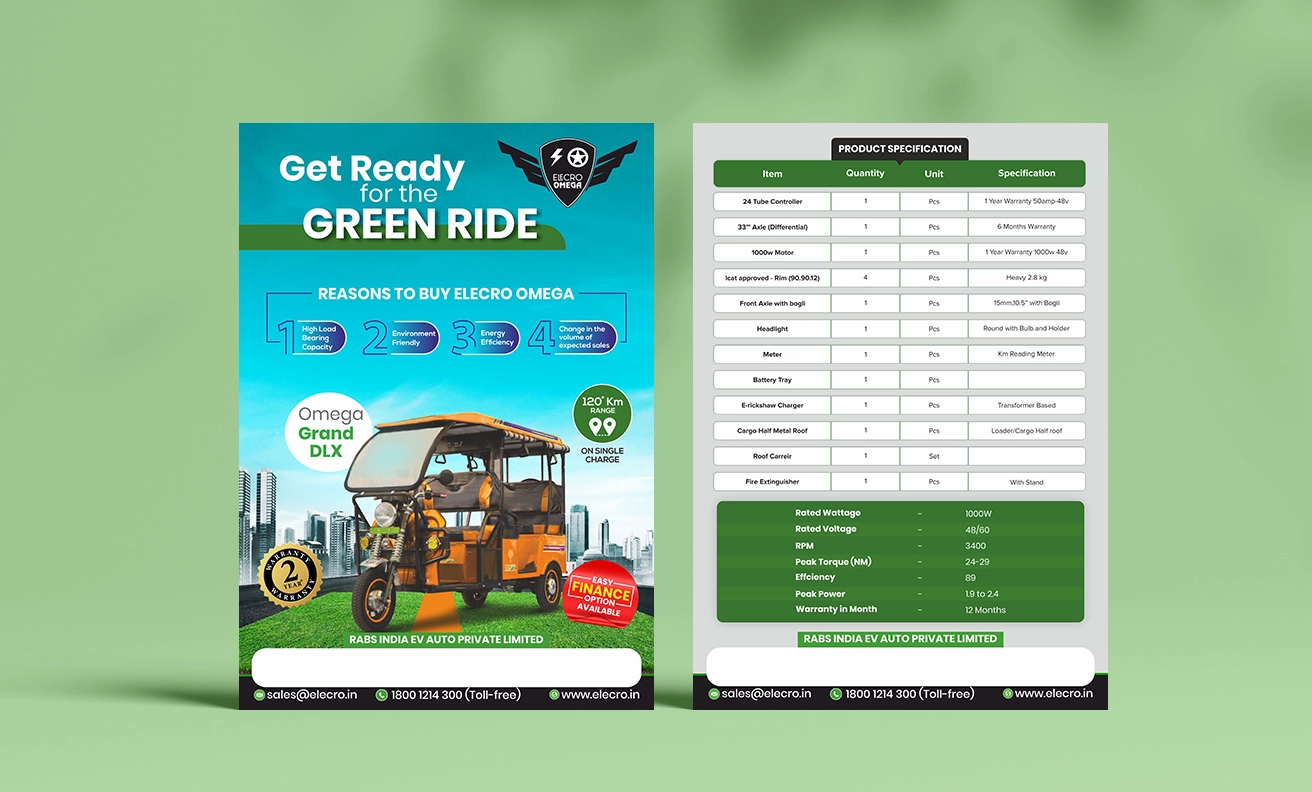 Elecro Flyer Leaflet Design