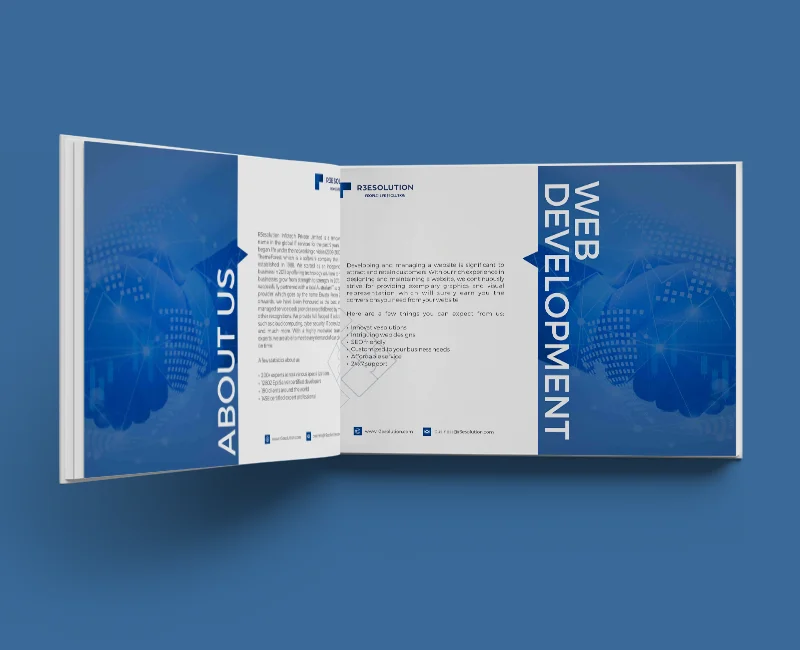 R3E solution Brochure Design