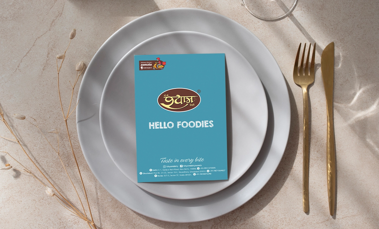 Shyam Dairy Restaurant Menu