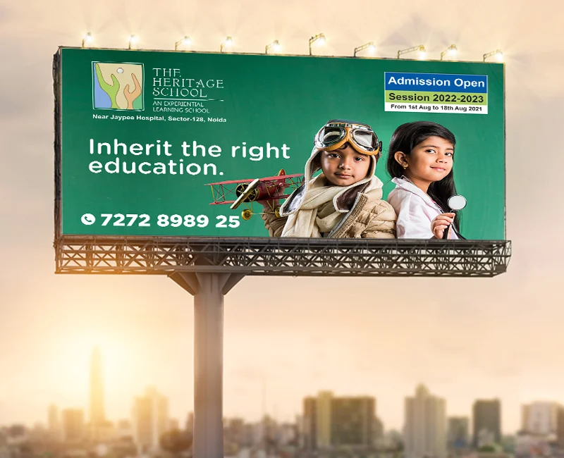 The Heritage School OOH Design The Heritage School OOH Design