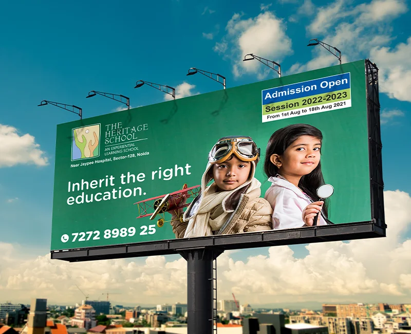 The Heritage School OOH Design