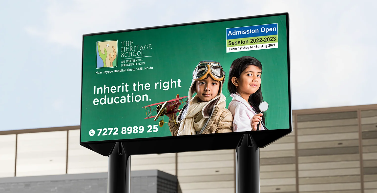 The Heritage School OOH Design The Heritage School OOH Design